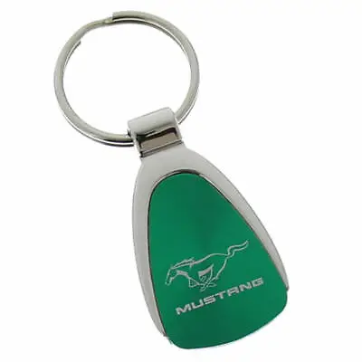 Ford Mustang Tear Drop Key Ring (Green) • $15.95