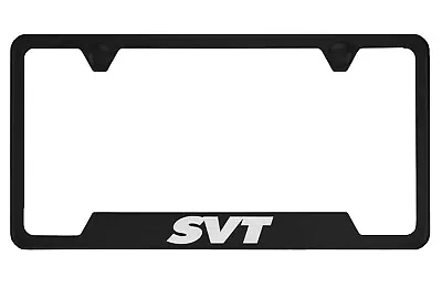 $11.50 • Buy Black License Plate Frame For SVT