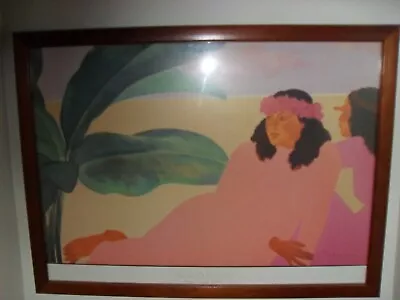 Pegge Hopper  Kailua Noon  Signed Art-Work In Nice Wood Frame Beautiful Piece.. • $3999.99