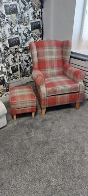 £150 • Buy Armchair & Footstool. Purchased From Next - Liverpool City Centre 