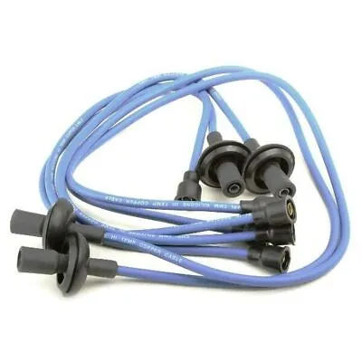 $29.95 • Buy Empi 9407 Vw Bug Spark Plug Wire Set. Silicone 7mm Blue Ignition Wires