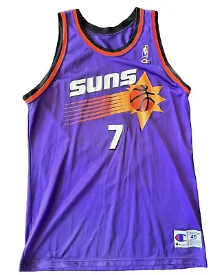 $59.95 • Buy Vintage NBA Champion Jersey 90s Phoenix Suns Kevin Johnson NBA Sz 48 PHX RARE