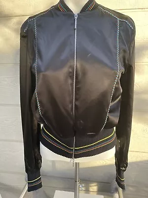 Versace Classic Black Bomber Jacket Size 12 • $500