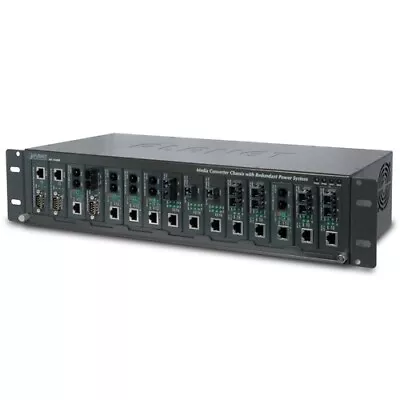 Planet MC-1500R 15-Slot Media Converter Chassis • $228