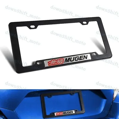 1PC For Mugen Car Trunk Emblem With ABS License Plate Tag Frame 1 • $20.90
