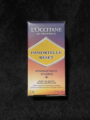 L’Occitane Immortelle Reset Overnight Reset Eye Serum 0.5oz Brand New • $45