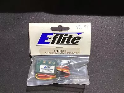 E-flite 3 In 1 Control Unit Heli Mixer ESC Heading Lock Gyro BCX3 NIP EFLH2001 • $21.24