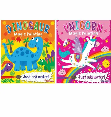 £1.89 • Buy Children's Magic Painting Colouring Books Activity Water Art Unicorn Dinosaur