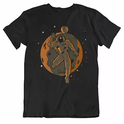 Men's Volleyball Shirt - Volleyball Astronaut Outer Space Spaceman T-Shirt • $19.99