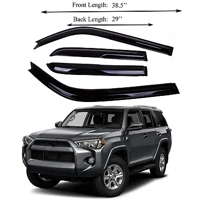 Fits For 2010-2018 Toyota 4Runner Acrylic Window Visor Sun Rain Deflector Guard • $31.99