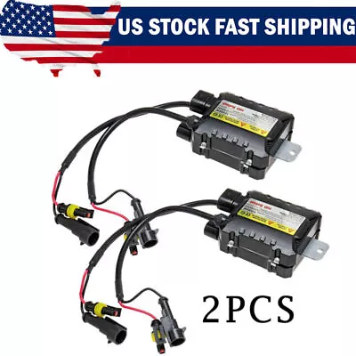 2x 55W DC Digital Slim HID Ballast Xenon Light Conversion Replacement Universal • $15.99