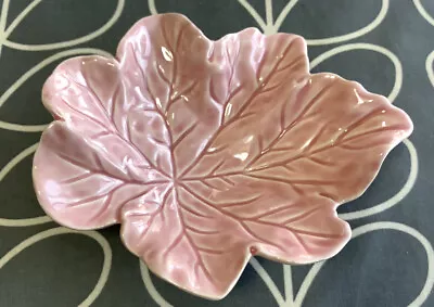 £10 • Buy Bordallo Pinheiro Pink Cabbage Trinket Bonbon Dish Vintage