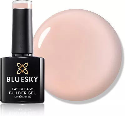 Bluesky Gel Nail Polish Fast & Easy Builder Gel For Nail Extensions LATTE LBA02 • £9.99