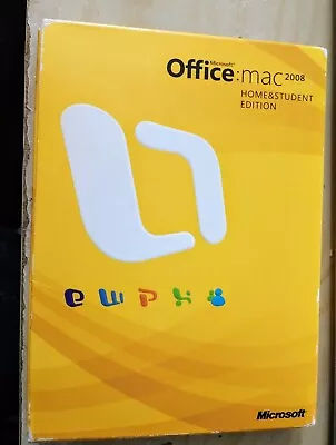 Microsoft Office 2008 Home & Student Edition For Mac W/ 3 Product Keys • $11.98