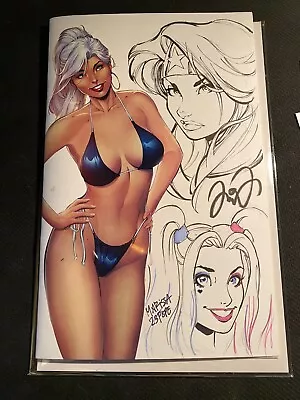 Mike Debalfo / Marissa Pope Original Art Sketch CVR Wonder Woman Harley Quinn • $259.99