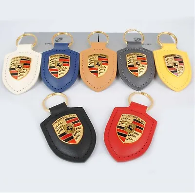 Porsche Crest Key Ring Black And Red • $11.98