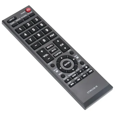 New CT-RC1US-16 Remote Control For Toshiba LED HDTV 28L110U 32L110U 32L220U TV • $6.97