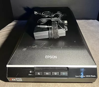 Epson Perfection V600 Document Photo Negative Scanner  Power Supply USB Cable • $199.99
