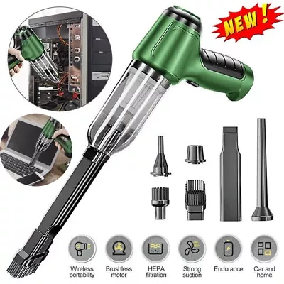 120W Handheld Cordless Vacuum Cleaner Home & Car Dust Blower Mini Air Duster New • $19.89