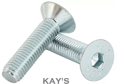 £2.89 • Buy M10 (10mm) COUNTERSUNK SCREWS HIGH TENSILE 10.9 ZINC PLATED ALLEN SOCKET BOLTS