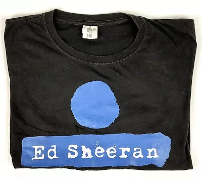 ED SHEERAN Divide Tour 2018 Aus/NZ Black Concert T-Shirt - Size L • $19