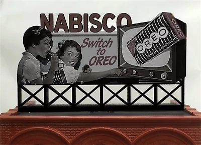 Miller's Nabisco Animated Neon SM.Billboard Sign #44-1752 Miller Engineering • $28.99