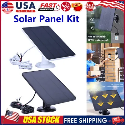 4W Solar Panel Charger For Ring Video Doorbell 4/3/2 Solar Charger W/Power Cable • $17.79