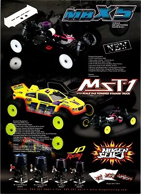 Mugen MBX5 Buggy MST-1 Truck 4WD GAS Print Ad Wall Art Decor • $17.99