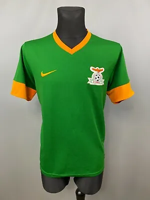 Zambia 2013 Home Shirt Football Soccer Jersey Nike 448189-308 Mens Size L • $89
