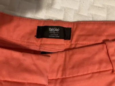 Mossimo Women’s Size 8 Coral Orange Cuffed Stretchy Shorts • $7.99