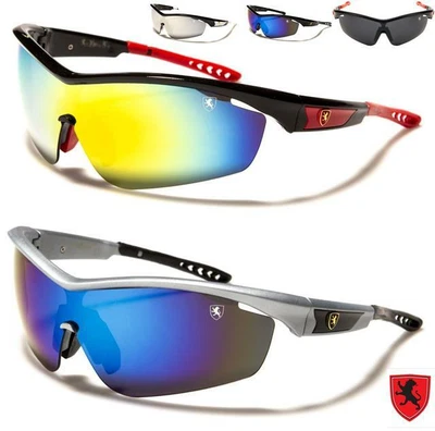 Sports Running Cycling Sunglasses Skiing Ski Khan Large Wrap Extreme Men Womens  • £14.99