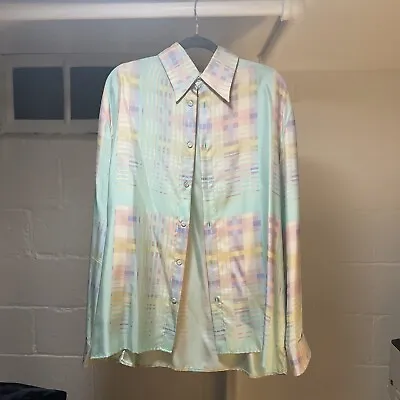 Gianni Versace RARE Silk Shirt Donatella 54 • $190
