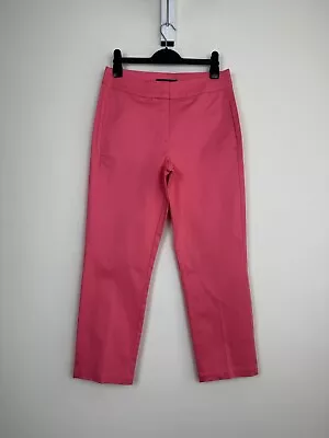 Marks & Spencer Trousers Cropped Coral Cotton Stretch Womens New M&S  8 - 12 • £5