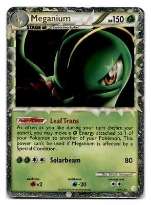 Meganium 109/123 - HeartGold SoulSilver - Ultra Rare - Pokemon Card TCG • $6.99