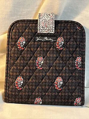 Great Condition Vintage Vera Bradley Retired “Houndstooth Brown”CD/DVD Case • $19.99