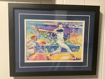 LeRoy Neiman   TED WILLIAMS   Pop Art Mounted And Framed In A  15 X 12 • $49.95