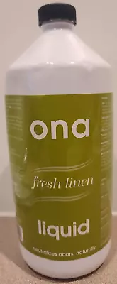 Ona Liquid - Fresh Linen - Neutralizes Odors  Naturally 1L 32oz • $32.40