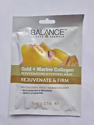 Balance Gold Marine Collagen Rejuvenating Hydrogel Peel Off Face Mask 60g • £2.99