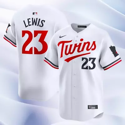 Men's Minnesota Twins #23 Royce Lewis Home Limited Player Jersey White Stitched • $49.95