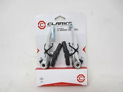 Clarks Mountain MTB Front Rear V Brake 110mm Caliper Silver CLK-960DX 120074 • $8.97