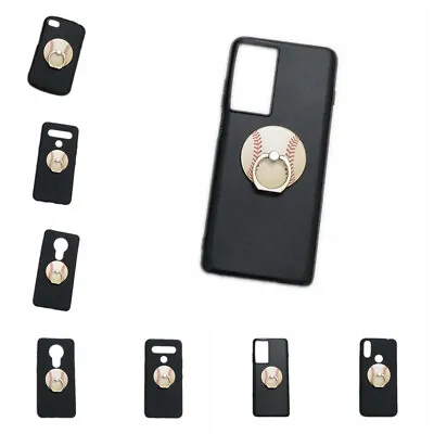 For Various Phones 3D Cute Baseball Finger Ring Stand Holder Soft TPU Case Cover • $7.83