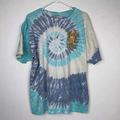 Maui Nix Tie Dye T-Shirt Short Sleeve Multicolor Blue Size: XL • $3.99