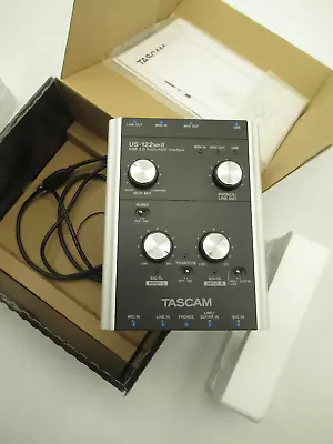 TASCAM US-122 MKII USB 2.0 Audio/MIDI Interface • $40