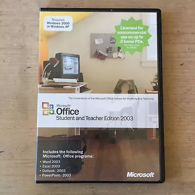 Microsoft Office 2003 Student And Teacher Edition • $9.90