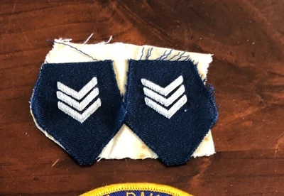 £16.52 • Buy Royal Air Force Uniform Patch Rank Insignia RAF Sargent