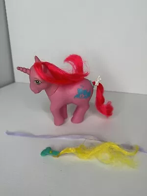 My Little Pony Happy Tails TABBY Squirrel Tail Clip Bird Pick G1 MLP 1984 • $34.50