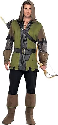 Prince Of Thieves Robin Hood Medieval Fancy Dress Up Halloween Adult Costume • $80.95