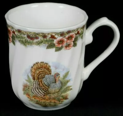 Queens Myott Factory Colorful Thanks Giving Mug. #7217-4 • $6.58