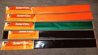 Solarfilm Iron-on Aircraft Covering Packs Multi Colours 5 New Packs 50  X 27  • £39