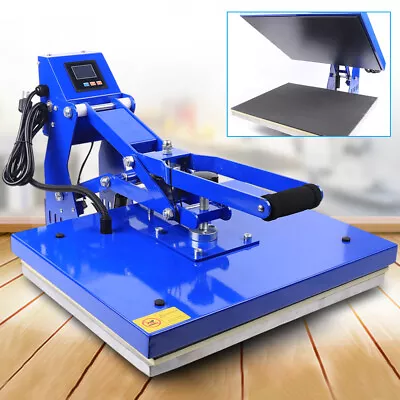 Upgraded Auto Open Heat Press Machine Clamshell 16x20 Slide Out Base T Shirt Htv • $380.70